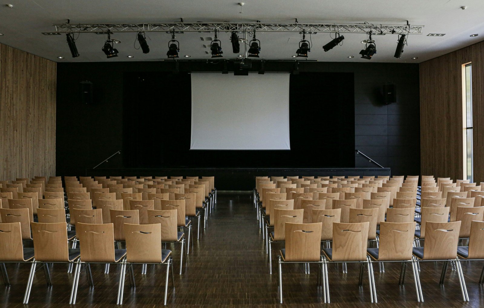 empty theater building interior